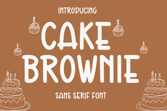 Cake Brownie: A Playful Sans Serif Font for Web Design