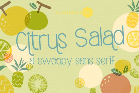 Citrus Salad: A Fresh Sans Serif Font for Brands