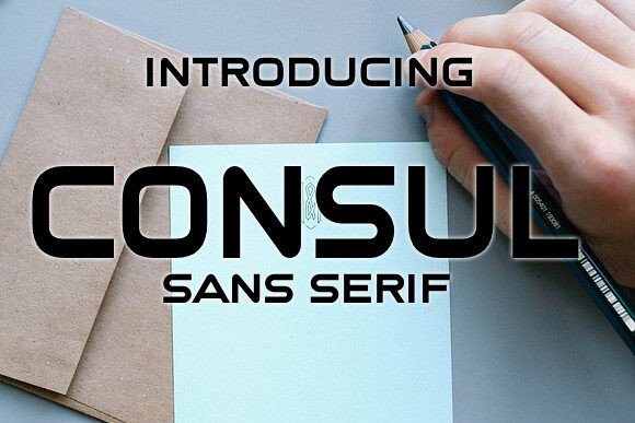 Consul: A Stylish Sans Serif Typeface for Editorial Design