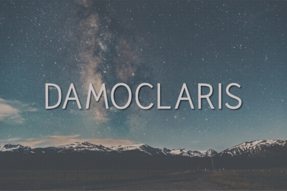 Damoclaris: The Sans Serif Typeface for Clear Campaigns