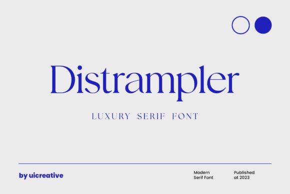Distrampler: A Timeless Sans Serif Font for Makers