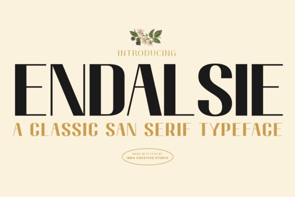 Endalsie Typeface: A Casual Sans Serif Review
