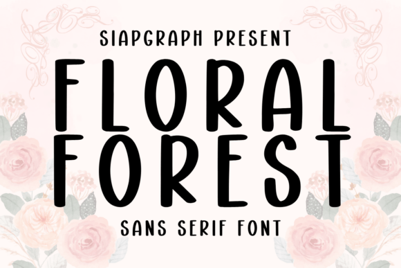Floral Forest: A Playful Sans Serif Font for Marketers