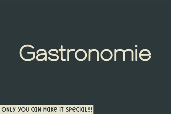 Gastronomie Font Review: A Sophisticated Sans Serif for Branding