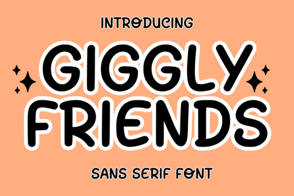 Giggly Friends: A Playful Sans Serif Font for Web Design