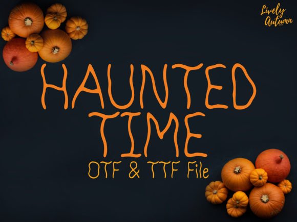 Haunted Time Font for Web Design