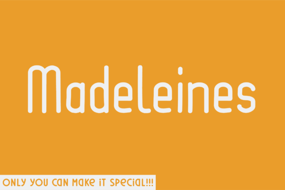 Madeleines: A Handwritten Sans Serif Font for Editorial Design
