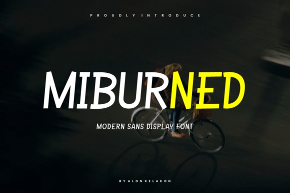 Miburned: A Modern Sans Serif Typeface for Branding