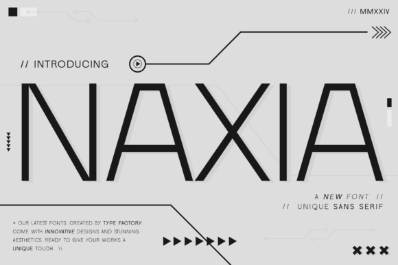 Naxia: The Modern Sans Serif Typeface for Digital Impact