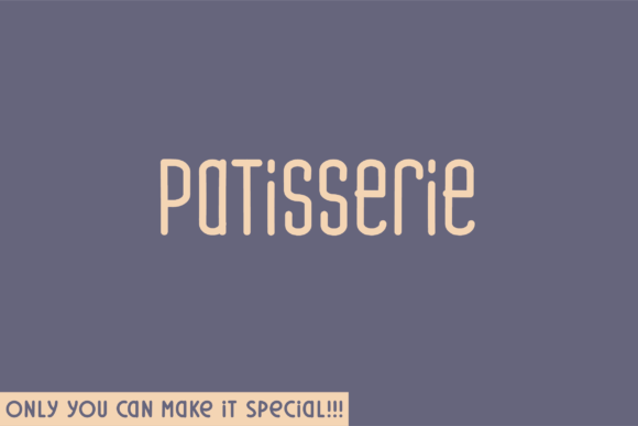 Patisserie Font: Sweet Editorial Design