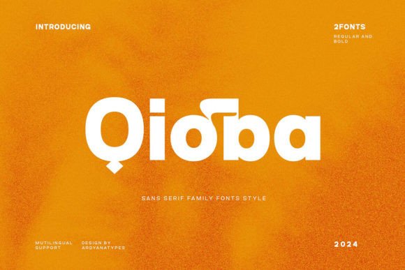 Qioba: A Versatile Sans Serif Font for Modern Campaigns