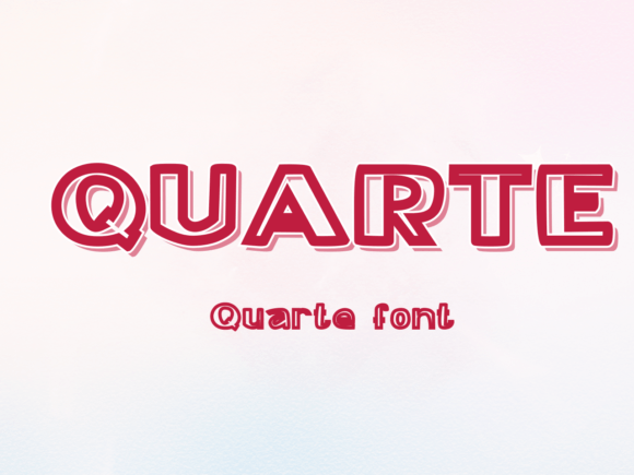 Quarte: The Quirky Sans Serif Font for Bold Marketing