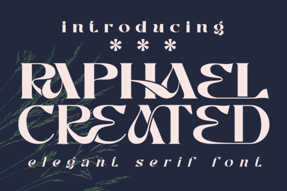 Raphael Created: A Friendly Typeface for Modern Brands