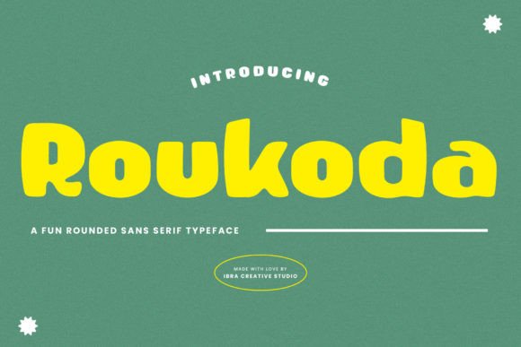 Roukoda: The Playful Sans Serif Font for Crafters