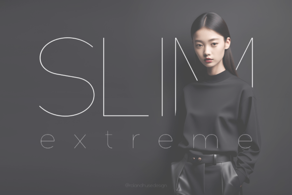 Slim Extreme: A Minimalist Typeface for Modern Web Design