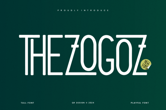 Thezogoz: A Playful Sans Serif Font for Makers