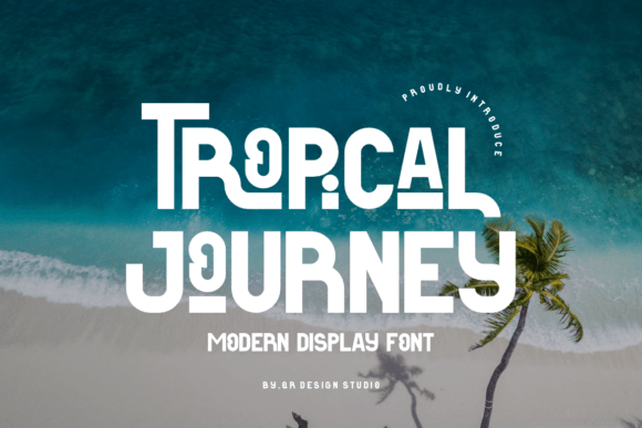 Tropical Journey Font: A Fresh Typeface for Brands