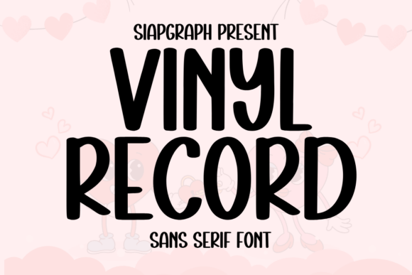 Vinyl Record Font: A Playful Typeface for Modern Brands