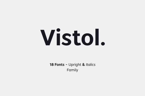 Vistol Typeface for Professional Branding