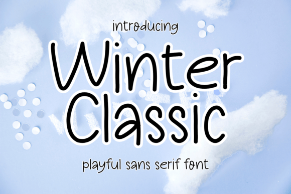 Winter Classic: A Festive Sans Serif Typeface for Web Design